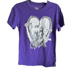 TIM BUTTON The CORPSE BRIDE graphic logo tee goth grunge Streetwear size S